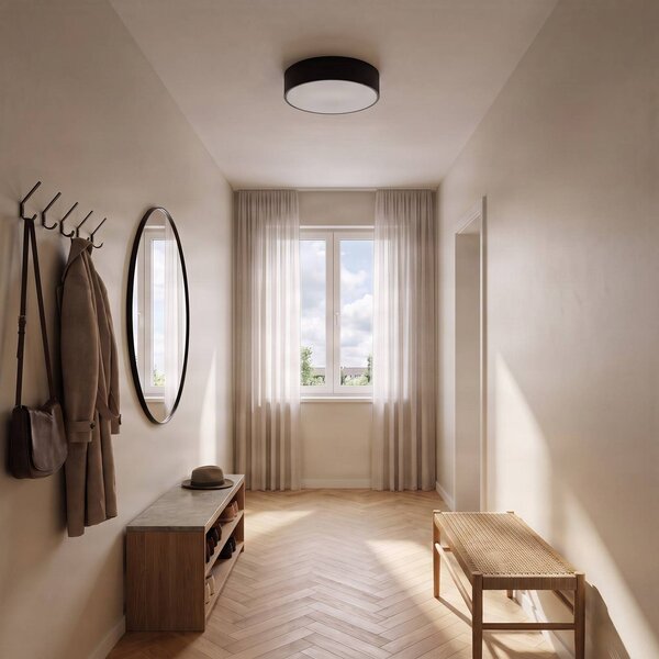 Lampa sufitowa Cleo TEMAR LIGHTING, możliwość ściemniania, czarny, salon / jadalnia, nowoczesny
