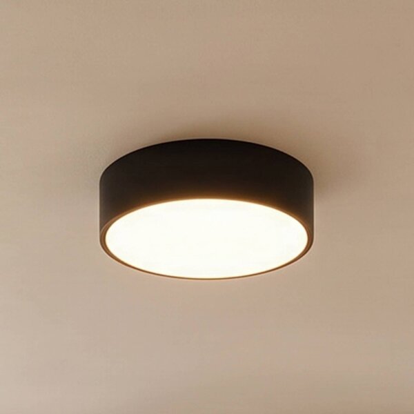 Lampa sufitowa Cleo 300 TEMAR LIGHTING, możliwość ściemniania, czarny, salon / jadalnia, metal, nowoczesny