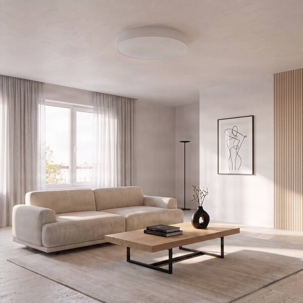 Lampa sufitowa Cleo TEMAR LIGHTING, możliwość ściemniania, biały / opal, salon / jadalnia, nowoczesny