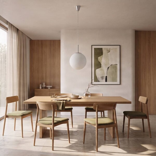 Lampa wisząca szklana Marike Lindby, możliwość ściemniania, biały / opal, salon / jadalnia, szkło, nowoczesny