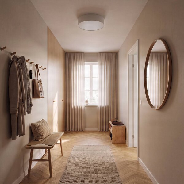 Lampa sufitowa Cleo TEMAR LIGHTING, możliwość ściemniania, biały / opal, salon / jadalnia, nowoczesny