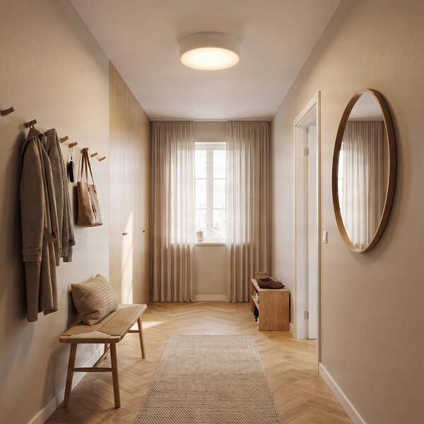 Lampa sufitowa Cleo TEMAR LIGHTING, możliwość ściemniania, biały / opal, salon / jadalnia, nowoczesny