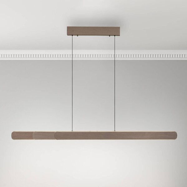 Paul Neuhaus Lampa wisząca Adriana, możliwość ściemniania, brązowy / rdzawy, salon / jadalnia, aluminium, nowoczesny
