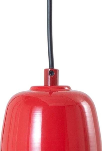 Lampa wisząca Lorenz ROYALTECH, możliwość ściemniania, czerwony, salon / jadalnia, metal, vintage