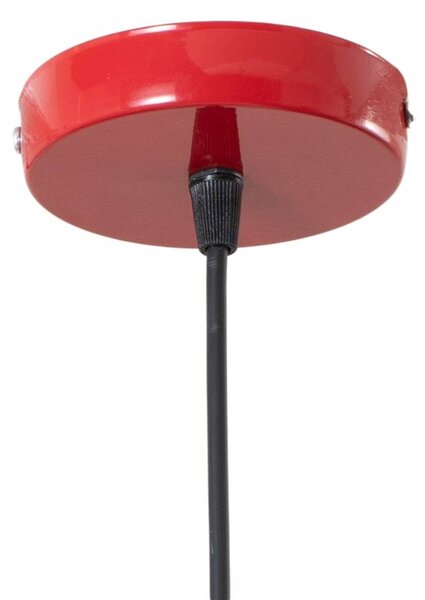 Lampa wisząca Lorenz ROYALTECH, możliwość ściemniania, czerwony, salon / jadalnia, metal, vintage