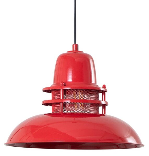 Lampa wisząca Lorenz ROYALTECH, możliwość ściemniania, czerwony, salon / jadalnia, metal, vintage