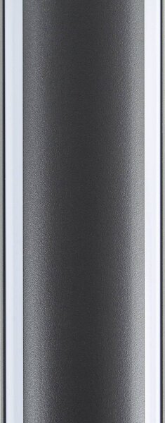 Lucande Lampa zewnętrzna LED Lynel, antracyt, wysokość 200 cm, IP54 Lynel, czarny, aluminium, nowoczesny