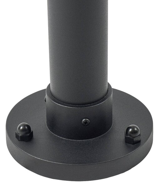 Lampa zewnętrzna LED Lucande Asane, czarna, 3-punktowa, 222 cm, CCT Asane Lucande, możliwość ściemniania, czarny, metal, nowoczesny
