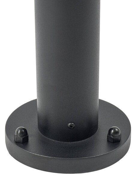 Lampa zewnętrzna LED Lucande Toras, czarna, 1-punktowa, ściemniana w zakresie Toras Lucande, możliwość ściemniania, czarny, aluminium, nowoczesny