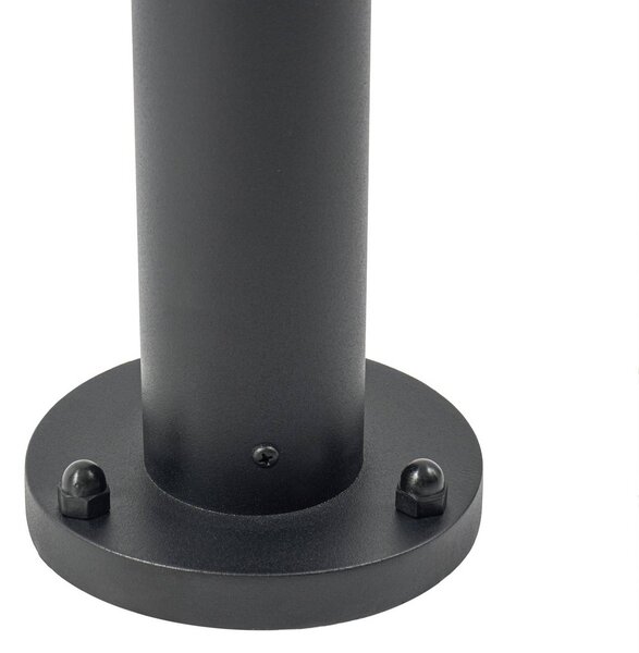 Lampa zewnętrzna LED Lucande Toras, czarna, 3-punktowa, ściemniana Toras Lucande, możliwość ściemniania, czarny, aluminium, nowoczesny