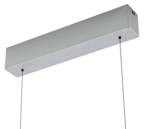 Lampa wisząca Lisene Quitani, możliwość ściemniania, ciemne drewno, salon / jadalnia, aluminium, design