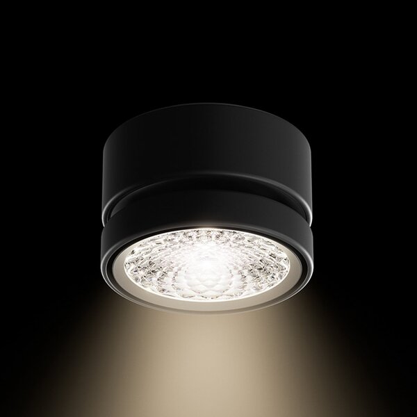 Lampa Sufitowa Sigor, Nivo, ściemnialny, czarny, salon, aluminium, nowoczesny