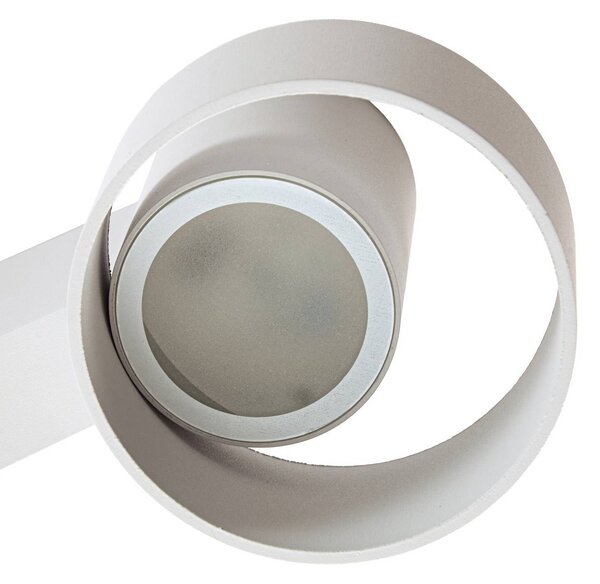 Kinkiet zewnętrzny Elune Lucande, aluminiowy / szary / cynkowy, aluminium, nowoczesny