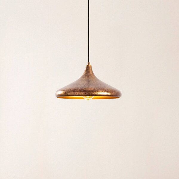 Lampa wisząca Barek 11545 Opviq, możliwość ściemniania, brązowy / mosiężny, salon / jadalnia, metal