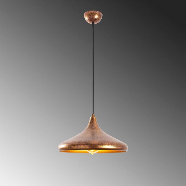 Lampa wisząca Barek 11545 Opviq, możliwość ściemniania, brązowy / mosiężny, salon / jadalnia, metal