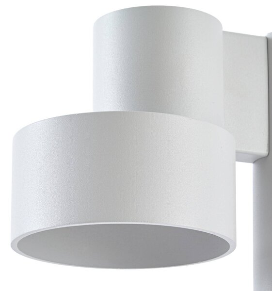 Słupek oświetleniowy LED Lucande Elune, jasnoszara, IP44, wysokość 77 cm Elune, aluminiowy / szary / cynkowy, aluminium, nowoczesny