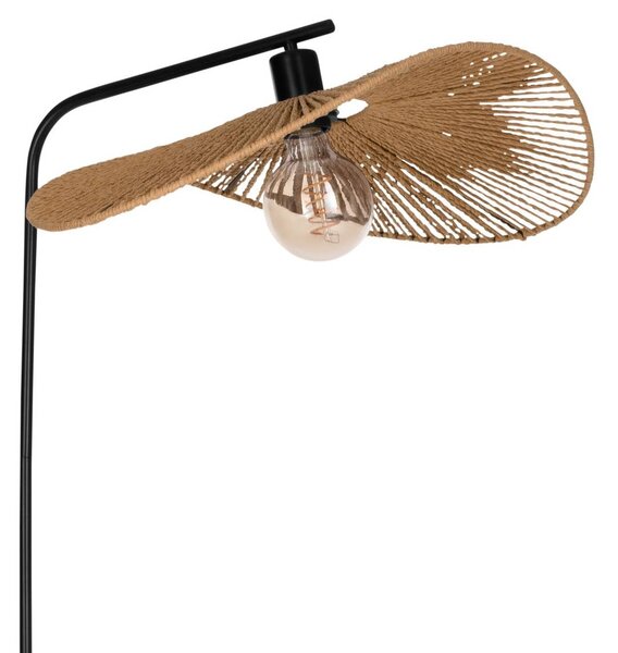 EGLO Lampa stojąca Siruela, brązowy / rdzawy, salon / jadalnia, papier / lunolit / lunopal