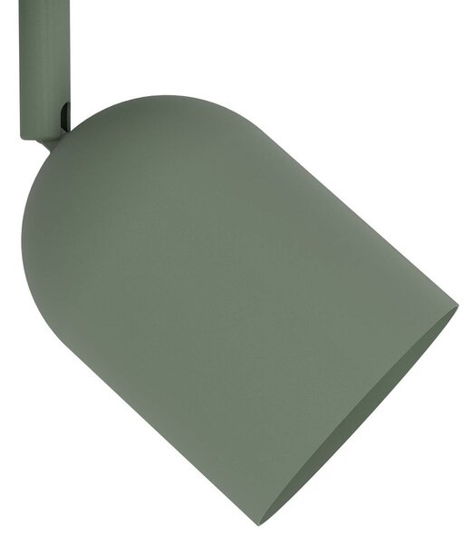 EGLO Reflektor sufitowy Tilston, ciemnozielony, długość 28 cm, 2-punktowa, stalowa możliwość ściemniania, zielony, salon / jadalnia, metal