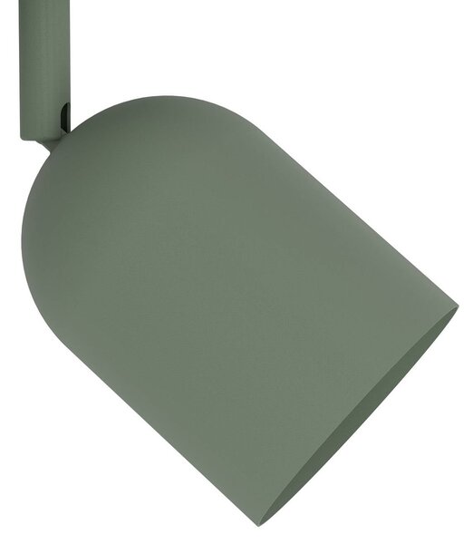 EGLO Reflektor sufitowy Tilston, ciemnozielony, długość 58 cm, 4-punktowa, stal możliwość ściemniania, zielony, salon / jadalnia, metal