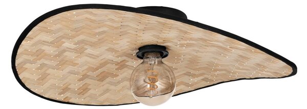 EGLO Lampa sufitowa Marywell, możliwość ściemniania, jasne drewno, salon / jadalnia, bambus