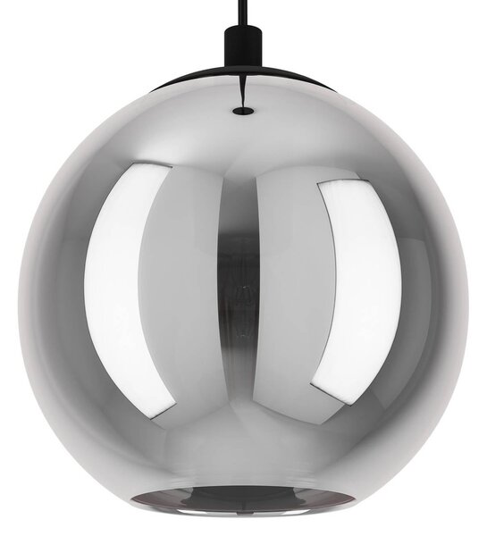 EGLO Lampa wisząca Ariscani, możliwość ściemniania, czarny, salon / jadalnia, szkło, nowoczesny