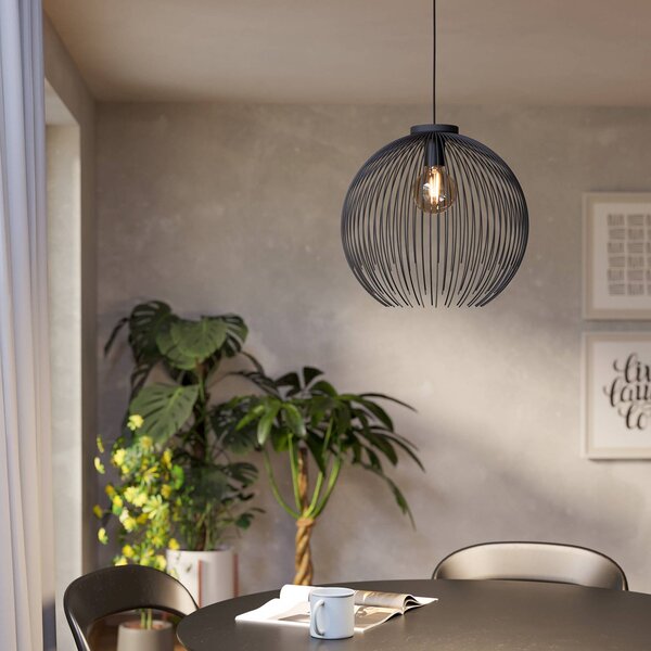 EGLO Lampa wisząca VENEZUELA, możliwość ściemniania, czarny, salon / jadalnia, metal, nowoczesny