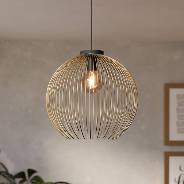 EGLO Lampa wisząca VENEZUELA, możliwość ściemniania, mosiężny / złoty, salon / jadalnia, metal, nowoczesny