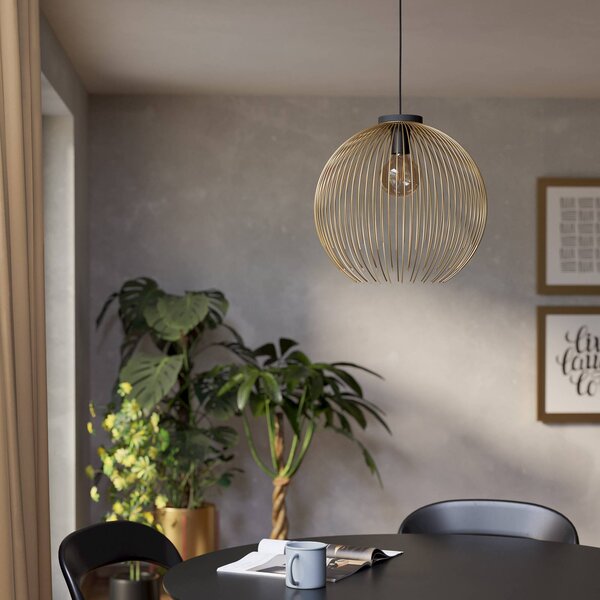 EGLO Lampa wisząca VENEZUELA, możliwość ściemniania, mosiężny / złoty, salon / jadalnia, metal, nowoczesny
