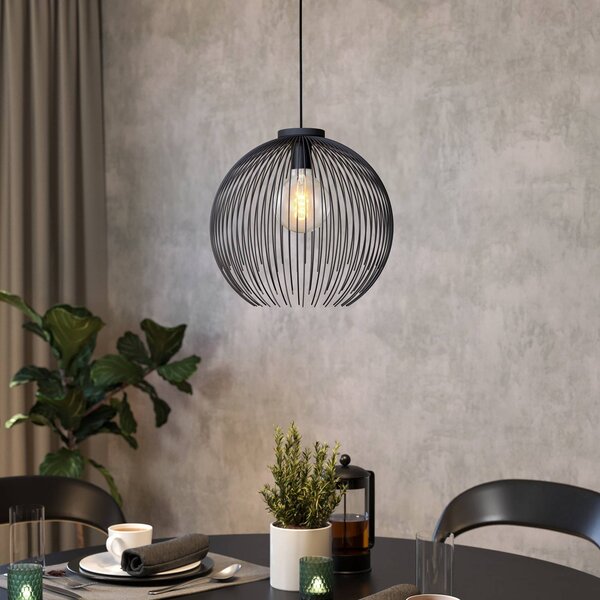 EGLO Lampa wisząca VENEZUELA, możliwość ściemniania, czarny, salon / jadalnia, metal, nowoczesny