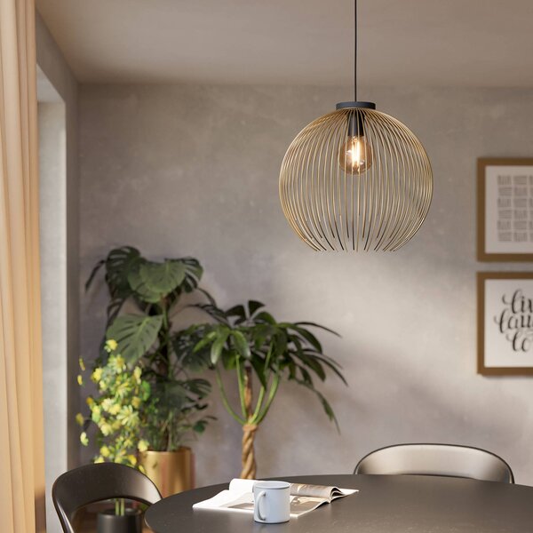 EGLO Lampa wisząca VENEZUELA, możliwość ściemniania, mosiężny / złoty, salon / jadalnia, metal, nowoczesny