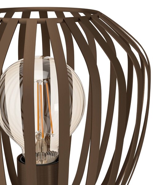EGLO Lampa stołowa Espinal, brązowy / mosiężny, salon / jadalnia, metal, nowoczesny