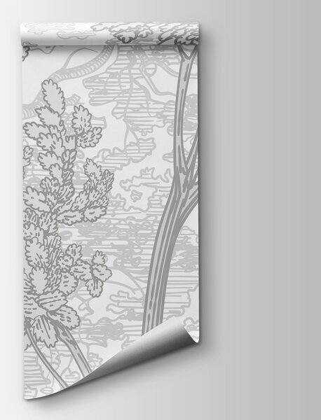 Fototapeta Grupa drzew z liśćmi, Fototapety Natura, Popularne Fototapety, w04851v3 - Tapeko.pl