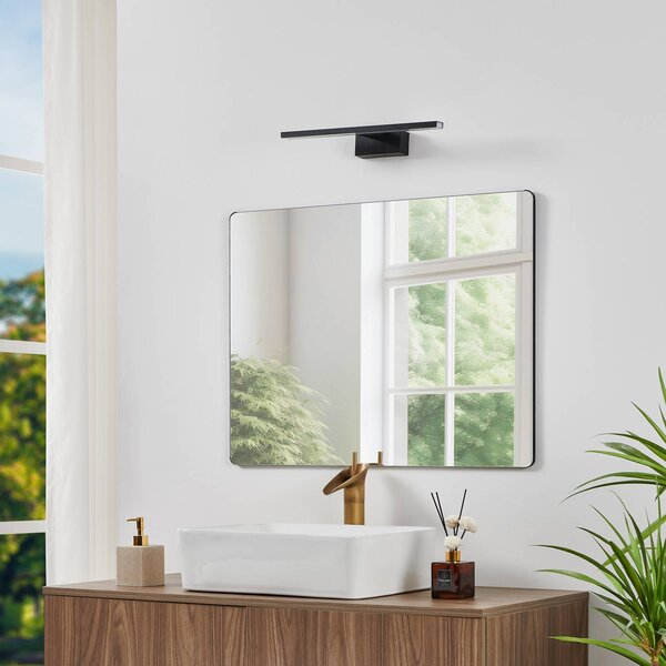 EGLO Kinkiet Conettilla, czarny, łazienka, aluminium, nowoczesny