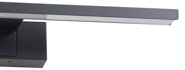 EGLO Kinkiet Conettilla, czarny, łazienka, aluminium, nowoczesny