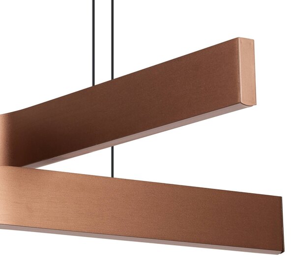 EGLO Żyrandol LED Smart Folcino-Z, kolor brązowy, 64 cm, CCT możliwość ściemniania, brązowy / mosiężny, salon / jadalnia, metal, nowoczesny