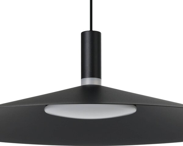 EGLO Inteligentny żyrandol LED Conomavilla-Z, czarna, Ø 45 cm CCT RGB możliwość ściemniania, czarny, salon / jadalnia, metal, nowoczesny