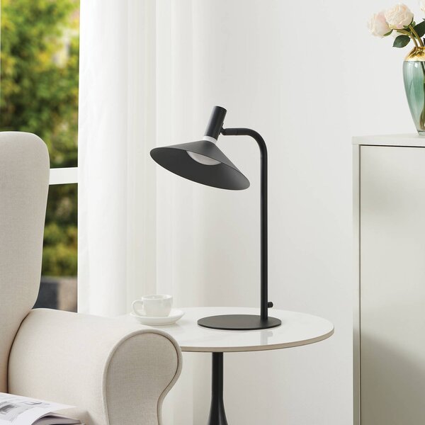 EGLO Inteligentna lampa stołowa LED Conomavilla-Z czarna wysokość 45 cm CCT RGB Conomavilla-Z, możliwość ściemniania, czarny, salon / jadalnia, metal, nowoczesny