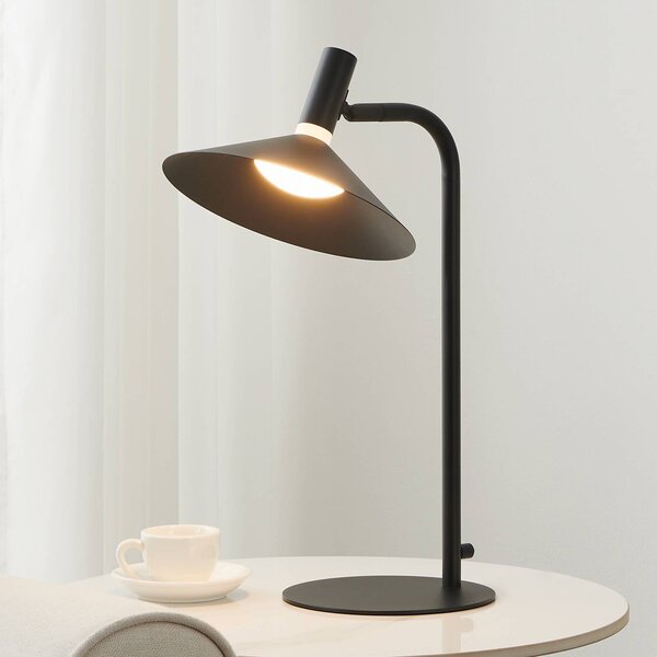 EGLO Inteligentna lampa stołowa LED Conomavilla-Z czarna wysokość 45 cm CCT RGB Conomavilla-Z, możliwość ściemniania, czarny, salon / jadalnia, metal, nowoczesny