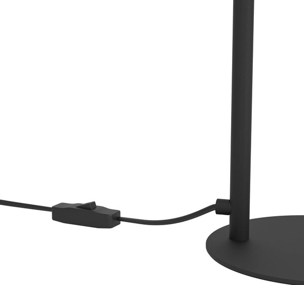 EGLO Inteligentna lampa stołowa LED Conomavilla-Z czarna wysokość 45 cm CCT RGB Conomavilla-Z, możliwość ściemniania, czarny, salon / jadalnia, metal, nowoczesny