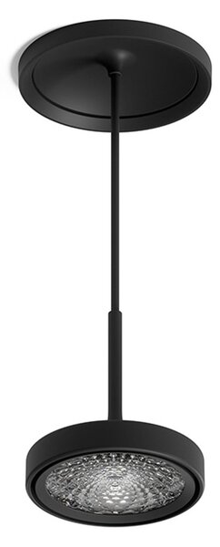 Lampa Wisząca Sigor, Nivo, ściemnialny, czarny, salon, aluminium, nowoczesny