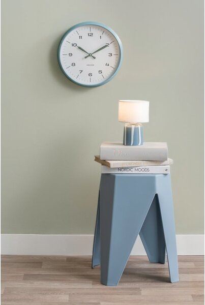 Niebieska metalowa lampa stołowa LED (wysokość 20 cm) Verano LED – Leitmotiv
