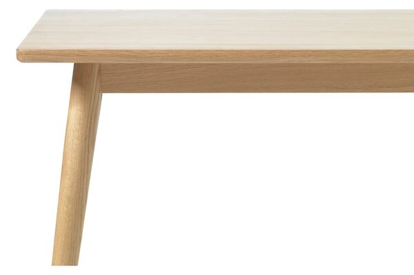 Rozkładany stół z blatem w dekorze dębu w naturalnym kolorze 150x90 cm Barrali – Unique Furniture