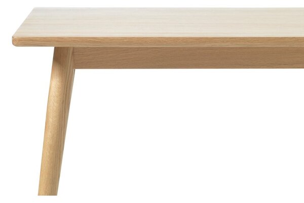 Rozkładany stół z blatem w dekorze dębu w naturalnym kolorze 150x90 cm Barrali – Unique Furniture