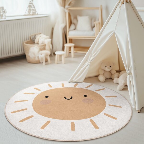 Dywan dziecięcy odpowiedni do prania ø100 cm Sunny World – Mila Home