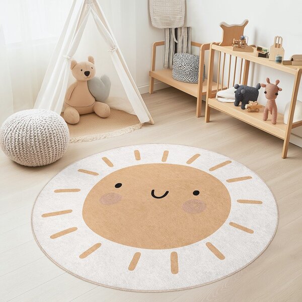Dywan dziecięcy odpowiedni do prania ø100 cm Sunny World – Mila Home