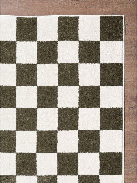 Zielony/kremowy dywan 160x230 cm Bistro – ESTE