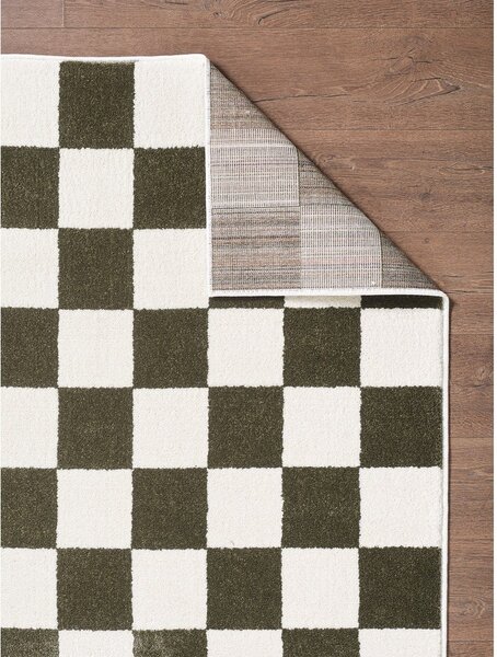 Zielony/kremowy dywan 160x230 cm Bistro – ESTE