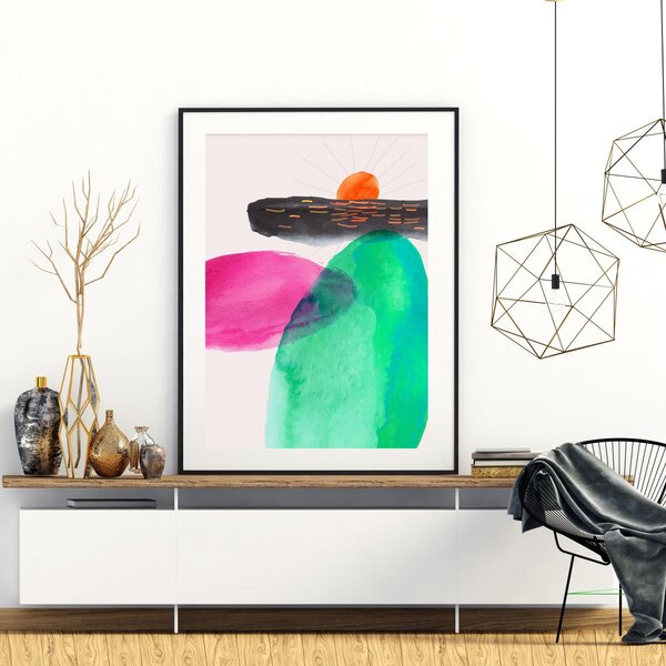 Plakat - Artystyczna abstrakcja (A4)