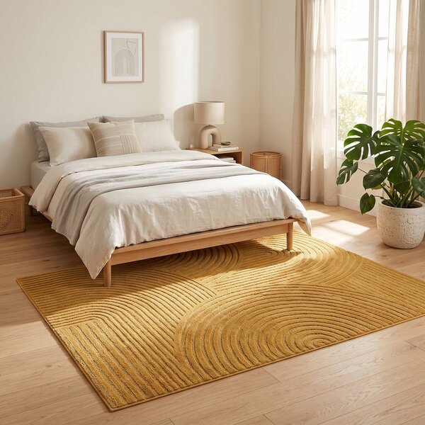 Dywan w kolorze ochry 120x170 cm Whirl – ESTE