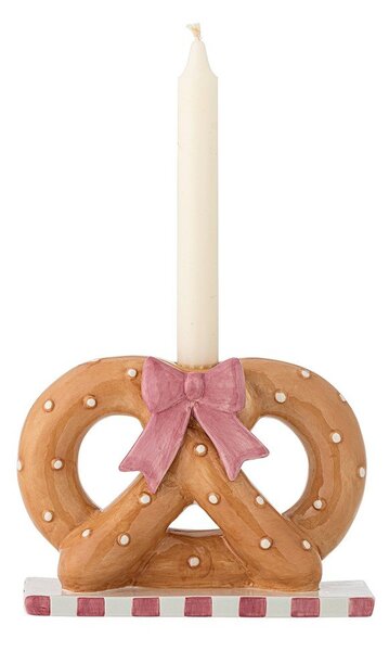 Ceramiczny świecznik Pretzie – Bloomingville